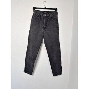 Vintage Guess By Georges Marciano High-Waisted Black Denim Jeans Size 30